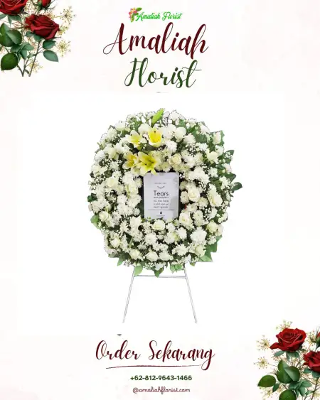 Krans Bunga Duka Bulu Sari